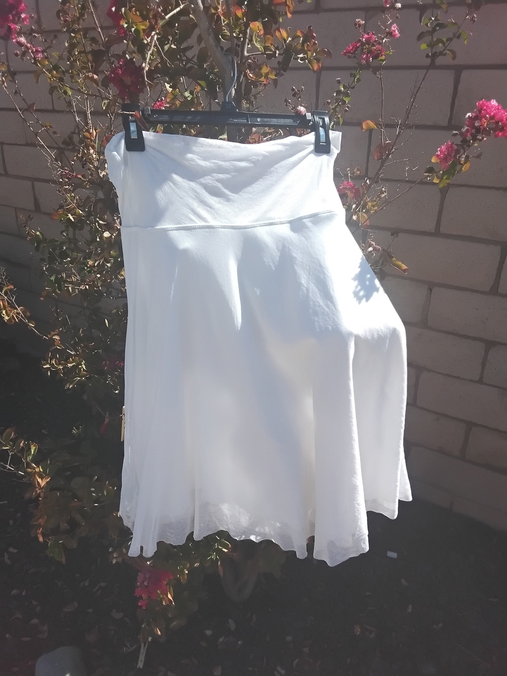 Charlotte Russe White Circle Skirt Y2K Size M